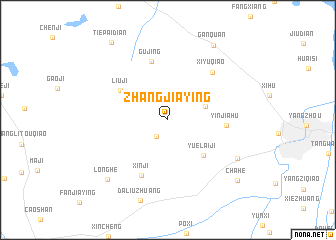 map of Zhangjiaying