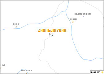 map of Zhangjiayuan