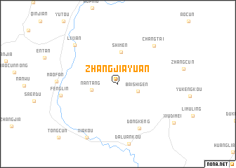 map of Zhangjiayuan