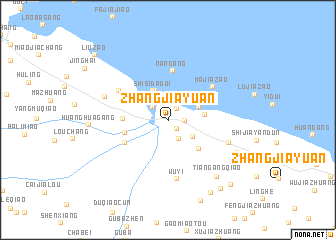 map of Zhangjiayuan