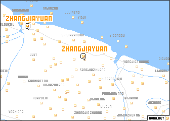 map of Zhangjiayuan