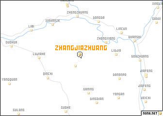 map of Zhangjiazhuang