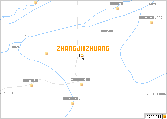 map of Zhangjiazhuang