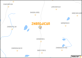 map of Zhangjicun