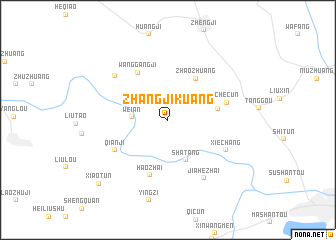 map of Zhangjikuang