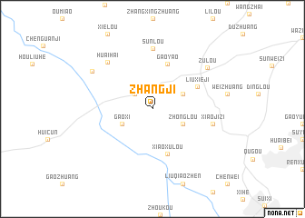 map of Zhangji