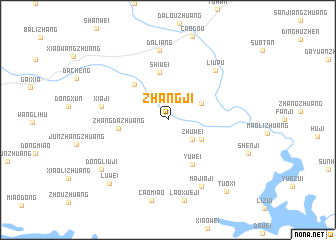 map of Zhangji