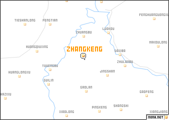 map of Zhangkeng