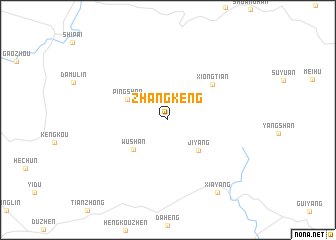 map of Zhangkeng