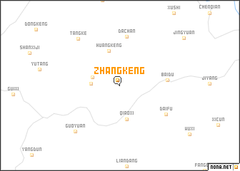 map of Zhangkeng