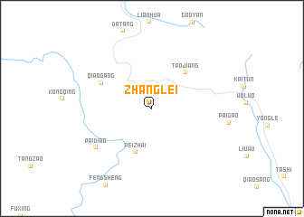 map of Zhanglei