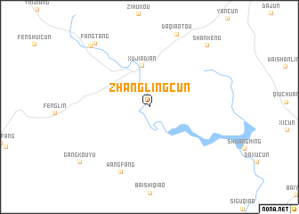 map of Zhanglingcun