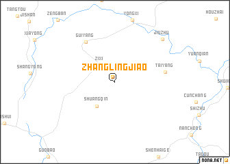 map of Zhanglingjiao