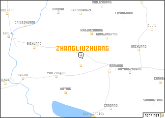 map of Zhangliuzhuang