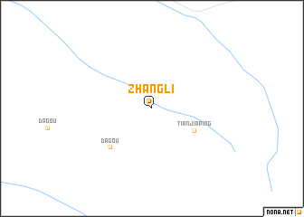 map of Zhangli