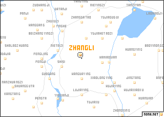 map of Zhangli