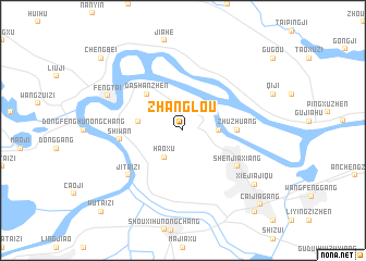 map of Zhanglou