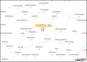 map of Zhanglou