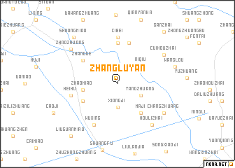 map of Zhangluyan