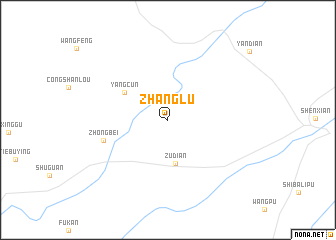 map of Zhanglu