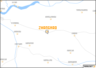 map of Zhangmao