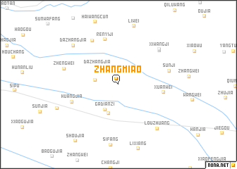 map of Zhangmiao