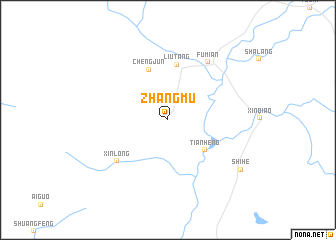 map of Zhangmu