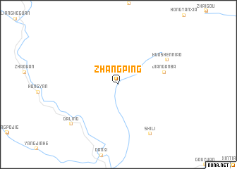 map of Zhangping