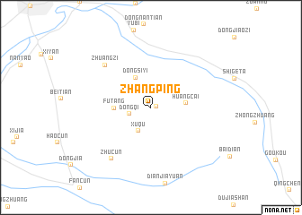 map of Zhangping