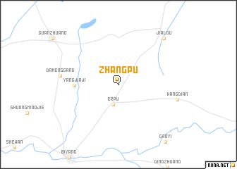 map of Zhangpu