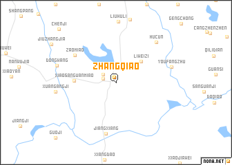 map of Zhangqiao