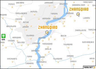 map of Zhangqiao