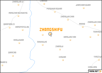 map of Zhangshifu