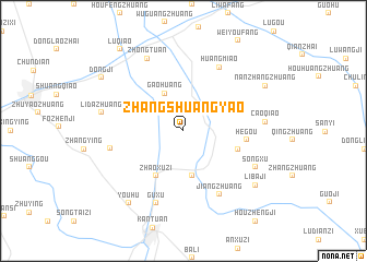 map of Zhangshuangyao