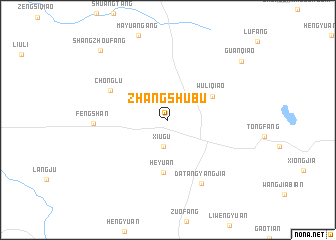 map of Zhangshubu