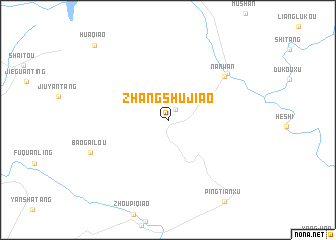 map of Zhangshujiao