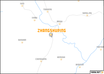 map of Zhangshuping