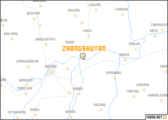 map of Zhangshutan