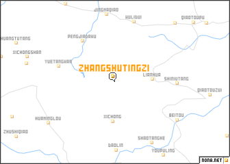 map of Zhangshutingzi