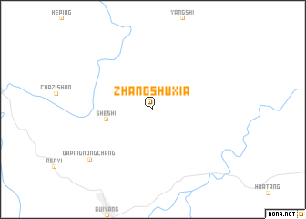 map of Zhangshuxia