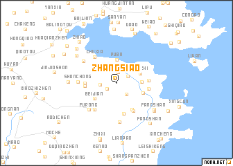 map of Zhangsi\