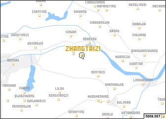 map of Zhangtaizi