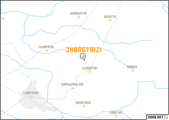 map of Zhangtaizi