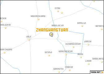 map of Zhangwangtuan