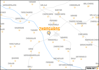 map of Zhangwang