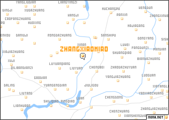 map of Zhangxiaomiao