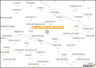 map of Zhangxiaozhuang