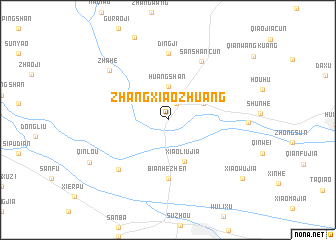 map of Zhangxiaozhuang