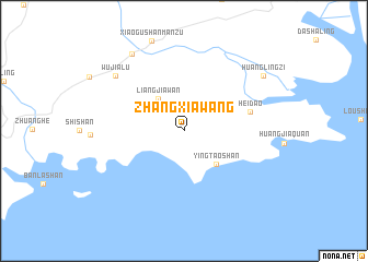 map of Zhangxiawang