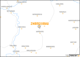 map of Zhangxiawu